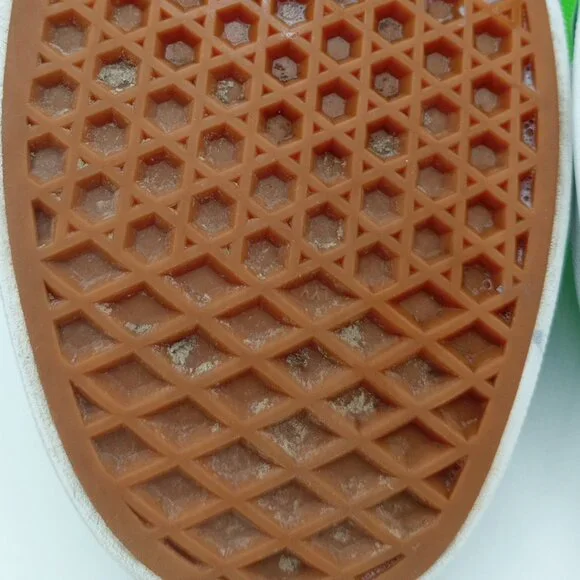 Vans Era Neon Lime Green Sneakers Unisex Low Top Men's 10.5 Canvas Skate Shoes - Picture 14 of 15